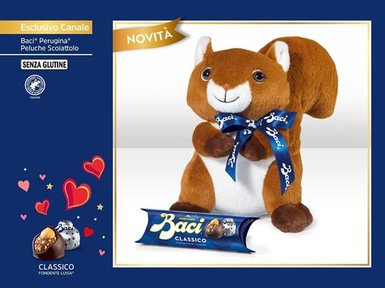 BACI PELUCHE SCOIATTOLO GR.37,5