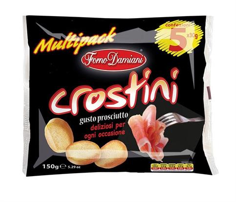 CROSTINI MPK PROSCIUTTO GR.150 DAMIANI