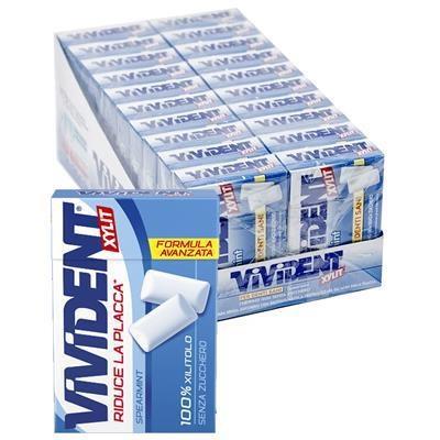 VIVIDENT ASTUCCIO SPEARMINT BLU X 20