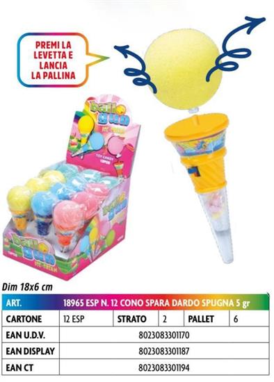 SWEET CONO SPARA DARDO PZ.12