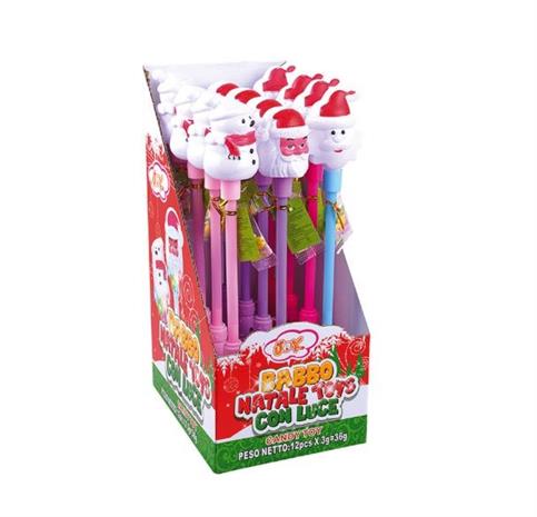 SWEET BABBO NATALE TOYS C/LUCE PZ.12